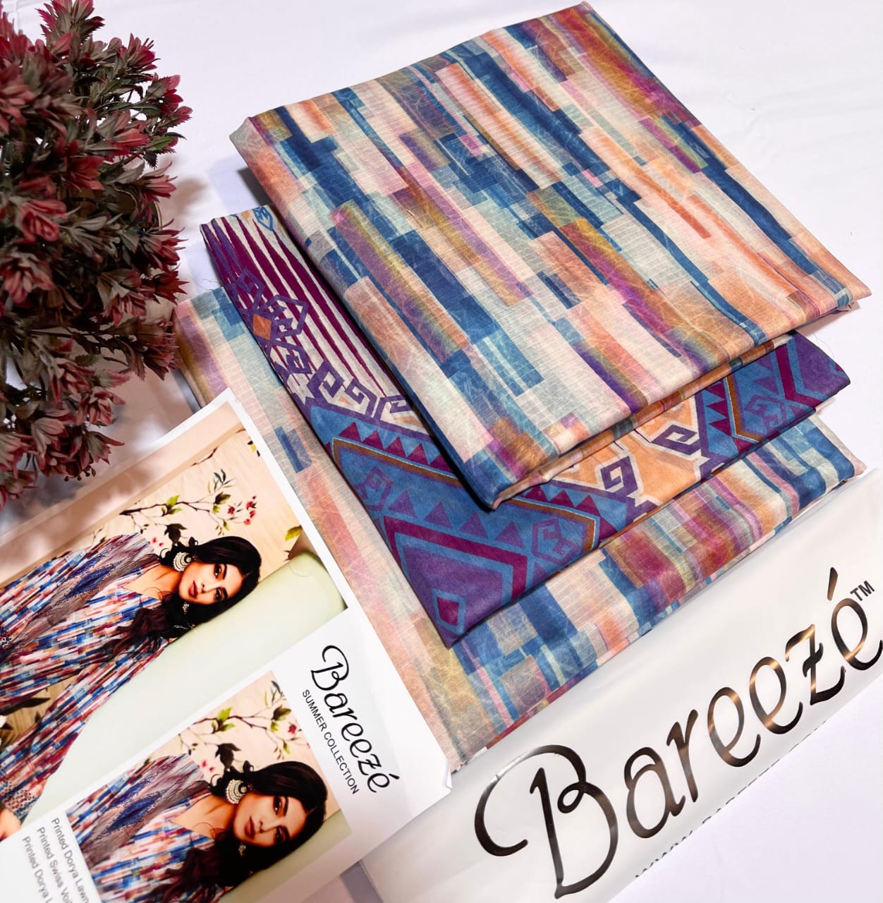 Bareeza | Allover 3Piece | Summer Collection | Orignal | 2025 Volume|