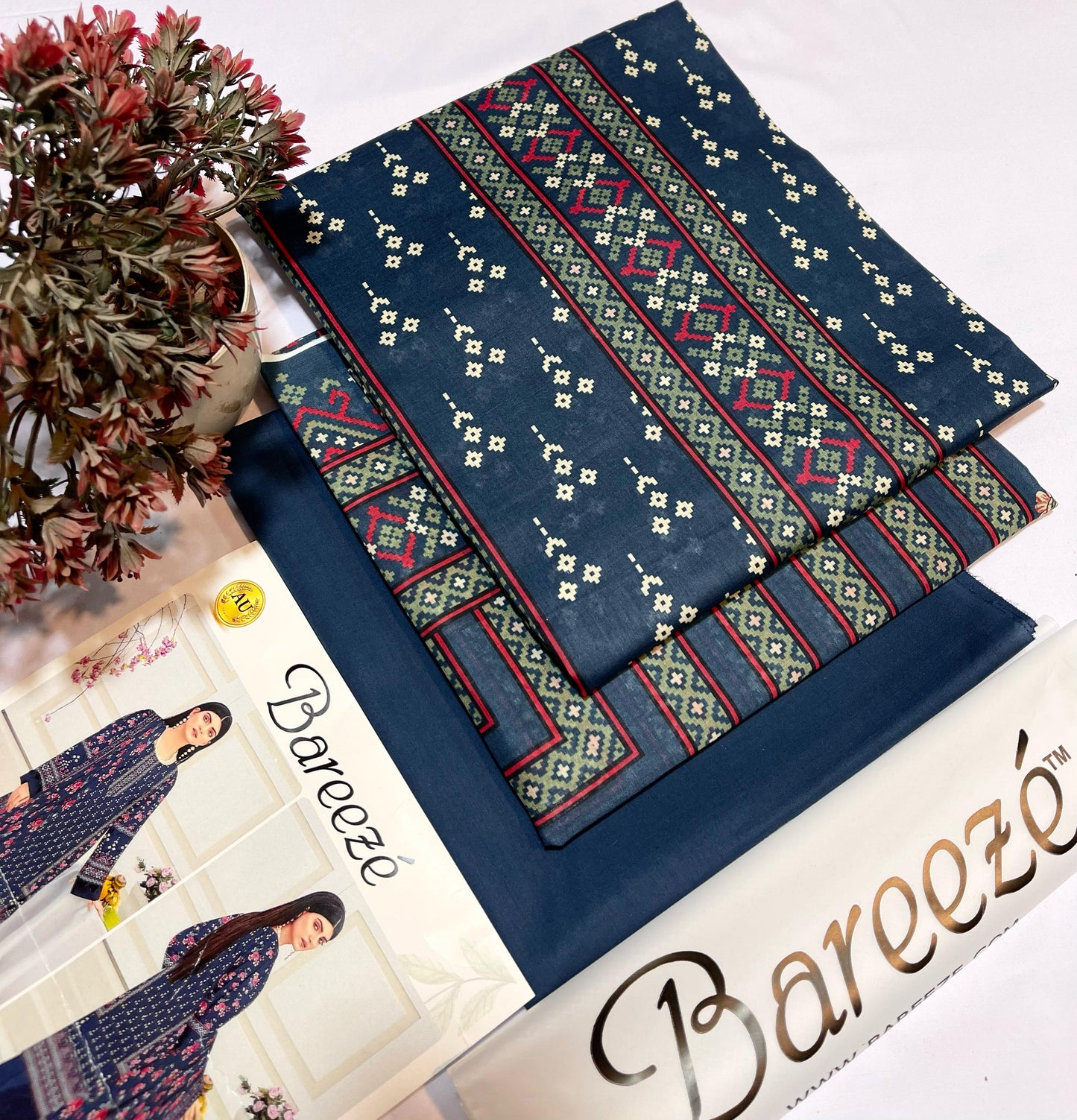 BAREEZA | Lawn 3Piece | Summer Collection 2025 | Orignal |