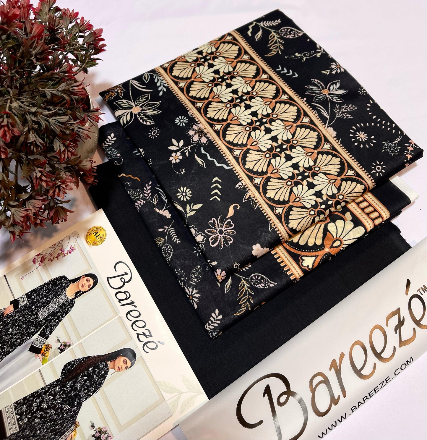 BAREEZA | Lawn 3Piece | Summer Collection 2025 | Orignal |