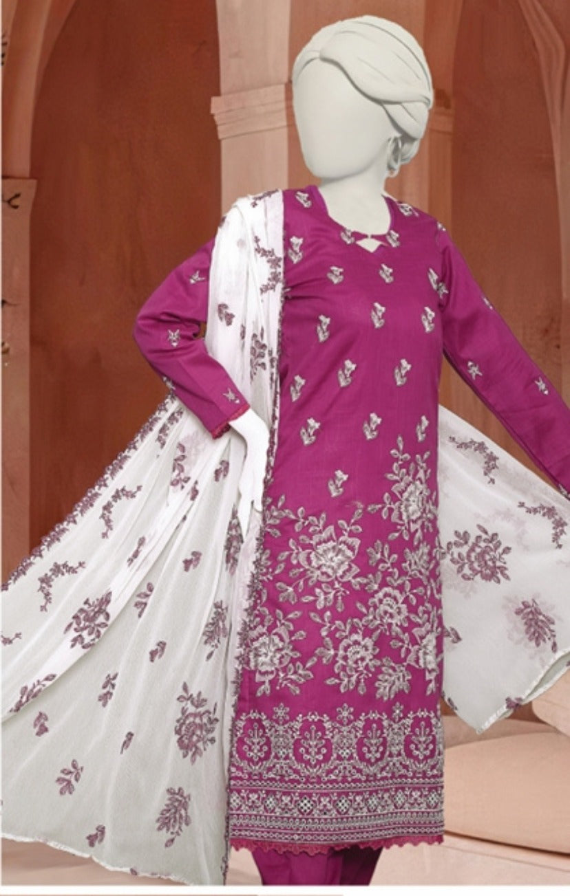 Nida | embroidery 3 piece suit | eid collection | summer collection | 2025